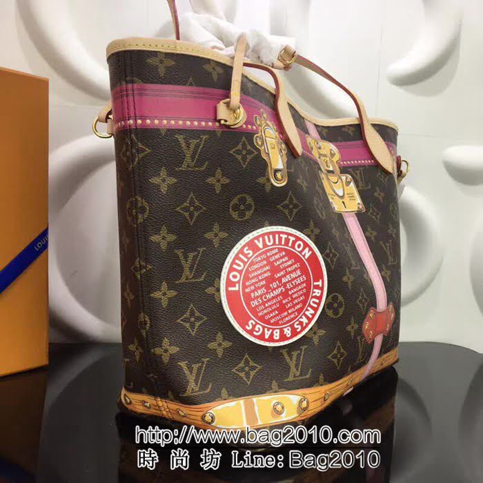 路易威登LV頂級原單 M41390 NEVERFULL 中號手袋LV掛鎖絲印圖案 YDH1611